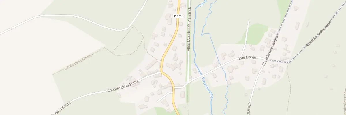 Plan du 206 Rue Georges Duhamel à Valmondois