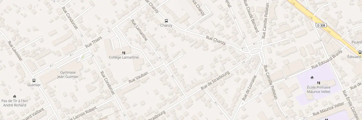 Plan du 14 Rue Lamartine à Houilles