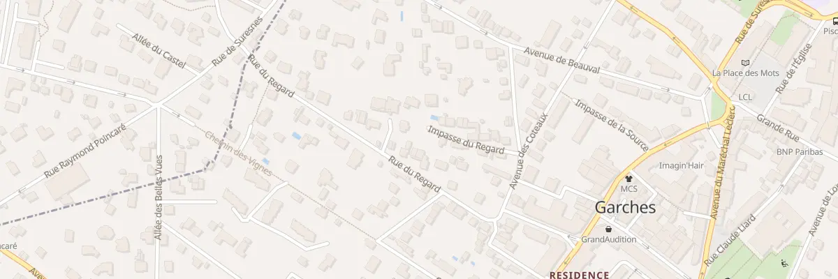 Plan du 18B Rue du Regard à Garches