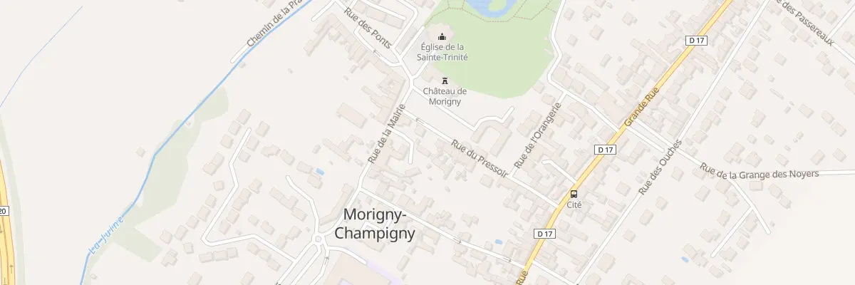 Plan du 2 Rue du Pressoir à Morigny-Champigny