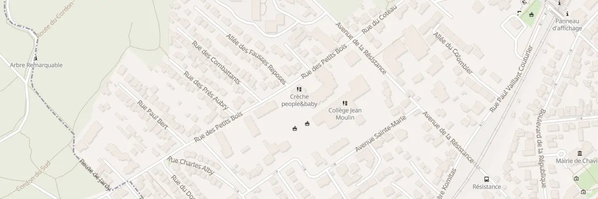 Plan du 5 Rue des Petits Bois à Chaville