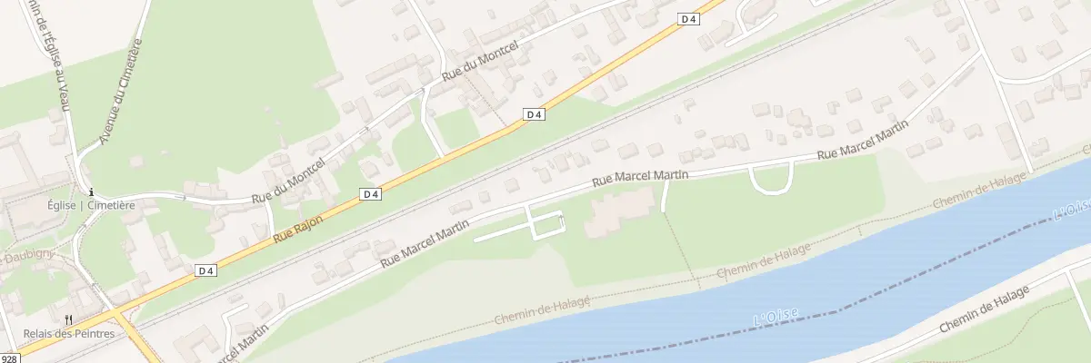 Plan du 52 Rue Marcel Martin à Auvers-sur-Oise