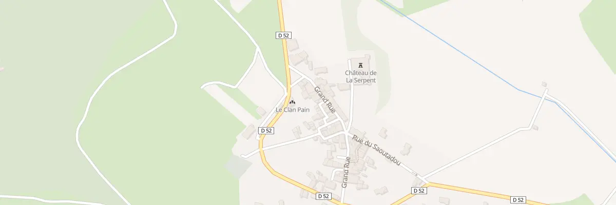 Plan du 15 Le Village à La Serpent