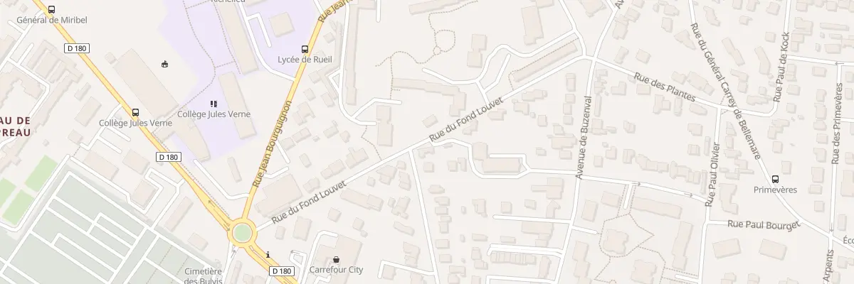 Plan du 48 Av de Buzenval à Rueil-Malmaison