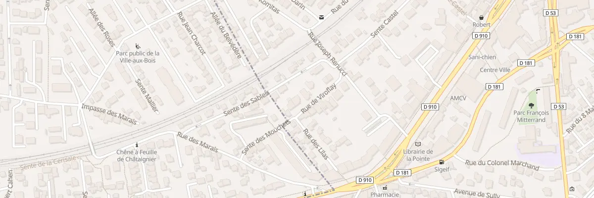 Plan du 14 Rue de Viroflay à Chaville