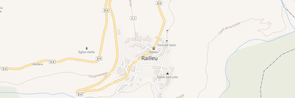 Plan du 6 Cae Llarg à Railleu