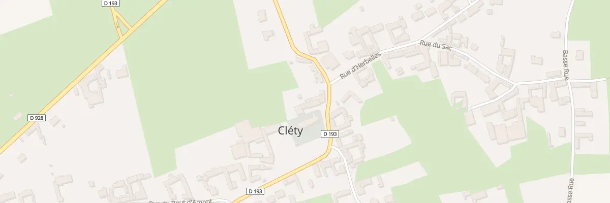 Plan du 41 Rue du Centre à Cléty