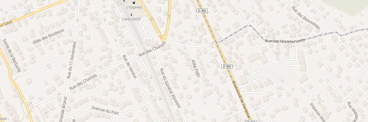Plan du 6 All Polin à La Frette-sur-Seine