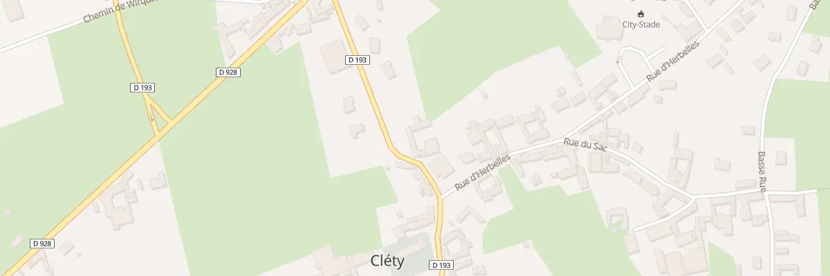 Plan du 50 Rue du Centre à Cléty