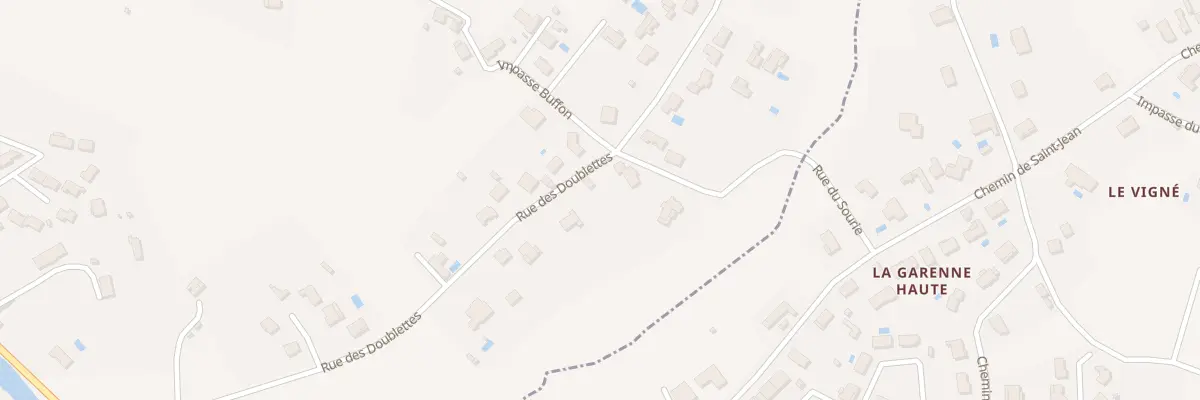 Plan du 1 Rue des Doublettes à Carmaux