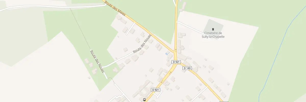 Plan du 35 Rte des Maies à Sully-la-Chapelle