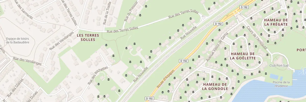 Plan du 94 Rue Nouvelle à Breuillet