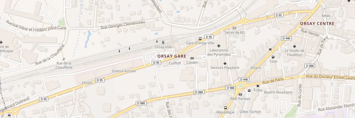 Plan du 39 Bd Dubreuil à Orsay
