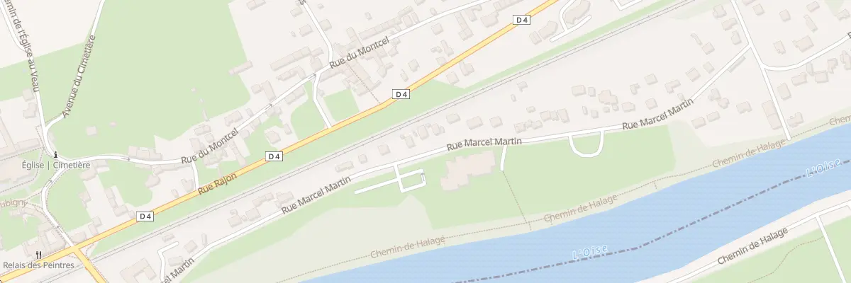 Plan du 50 Rue Marcel Martin à Auvers-sur-Oise