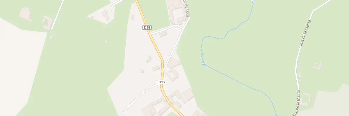 Plan du 2 Rue de Lugy à Verchin