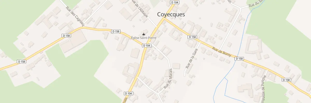 Plan du 33 Rue Principale à Coyecques