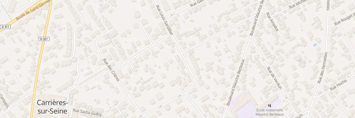 Plan du 53 Rue Louis Gandillet à Carrières-sur-Seine