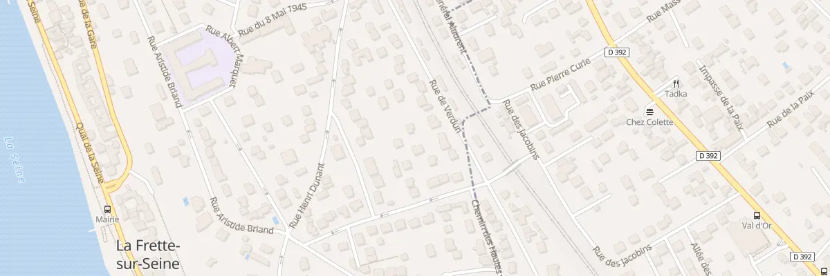 Plan du 110 Rue de Verdun à La Frette-sur-Seine
