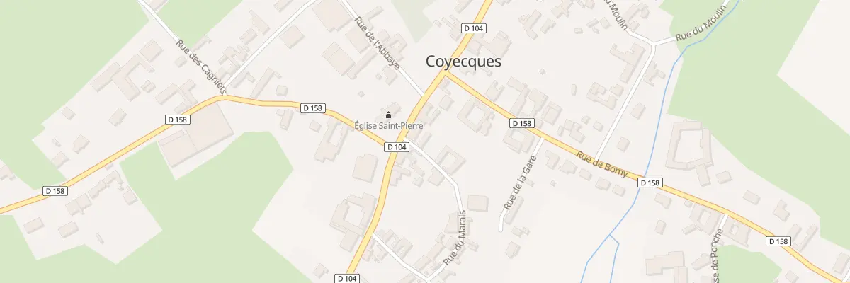 Plan du 1 Rue du Marais à Coyecques