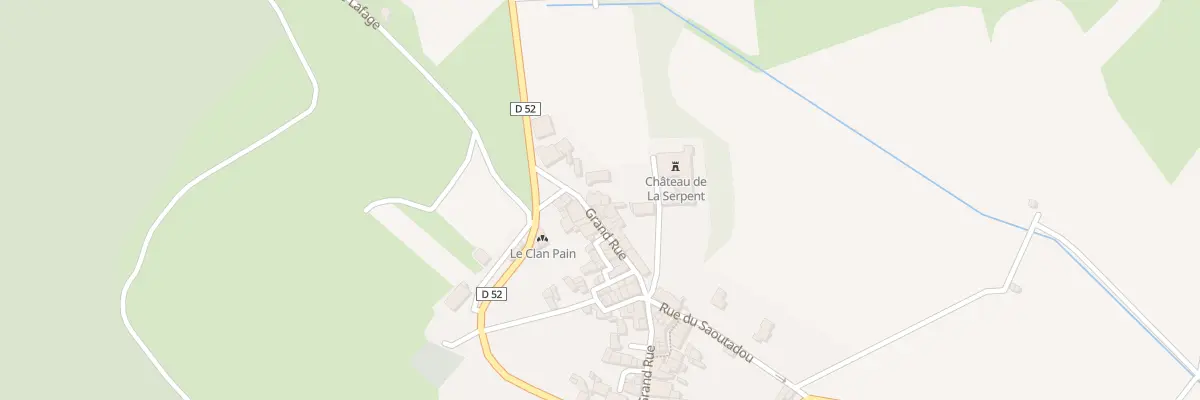 Plan du 11 Le Village à La Serpent