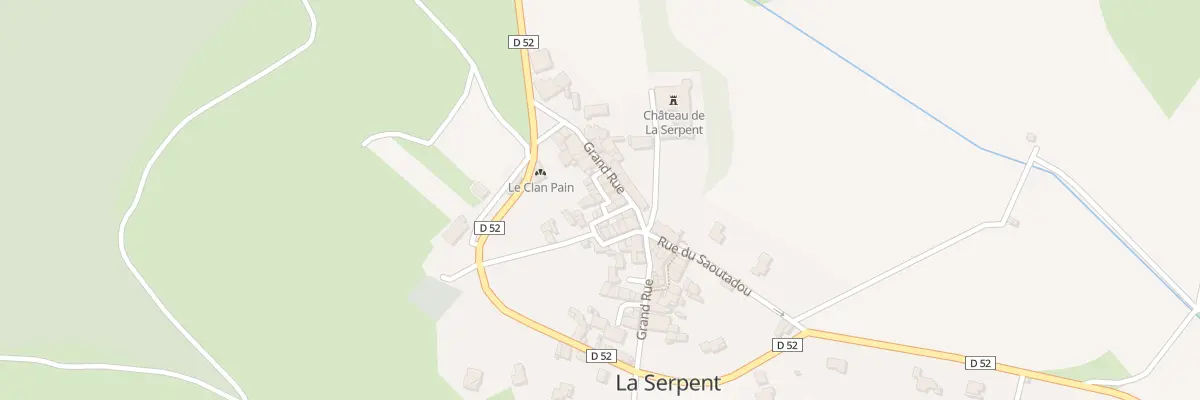Plan du 45 Le Village à La Serpent