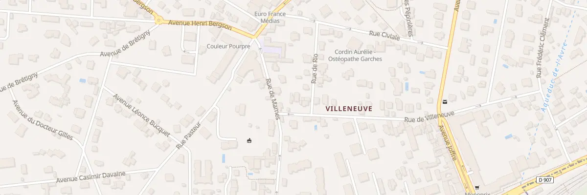 Plan du 70 Rue de Villeneuve à Garches
