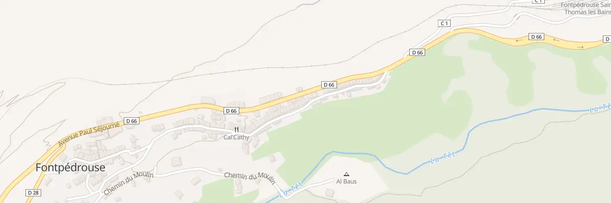 Plan du 29 Le Village à Fontpédrouse