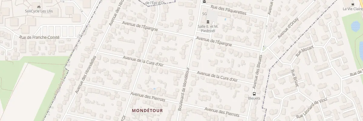 Plan du 62 Bd de Mondétour à Orsay