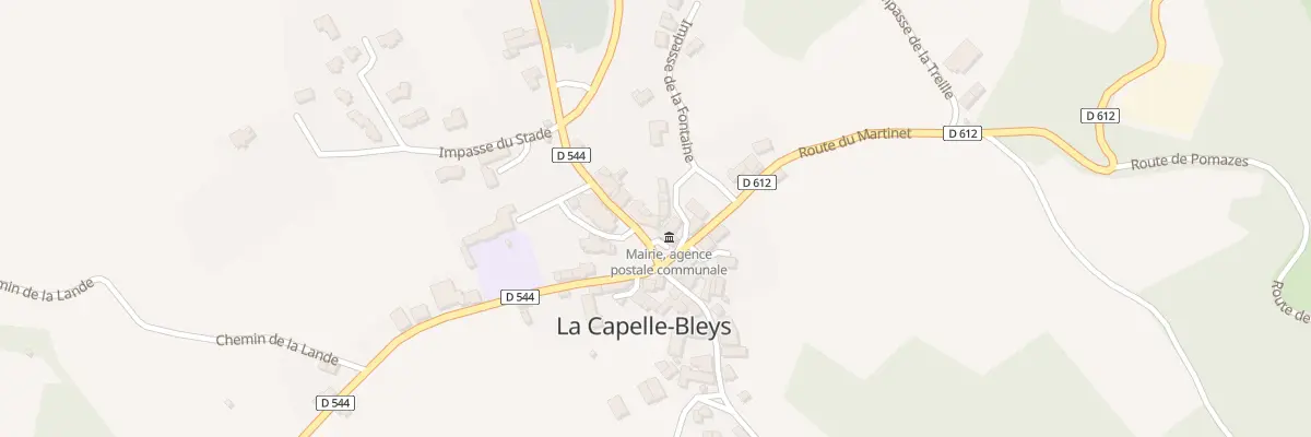 Plan du 5026 La Capelle Bleys à La Capelle-Bleys