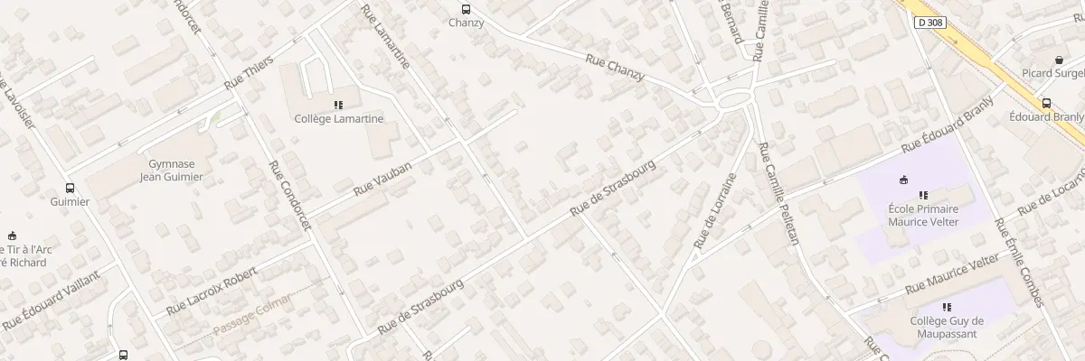 Plan du 23 Rue de Strasbourg à Houilles