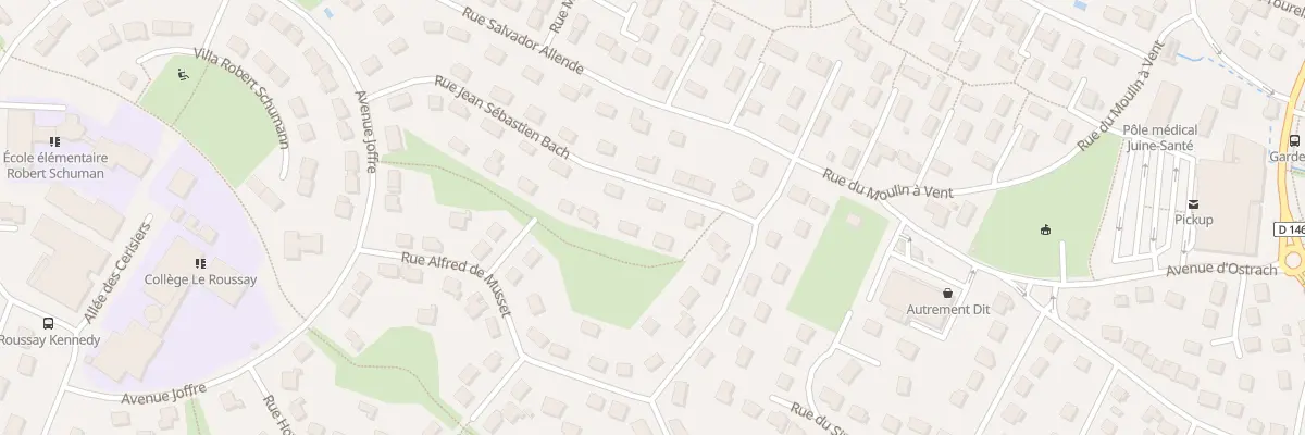 Plan du 28 Rue Jean - Sebastien Bach à Étréchy