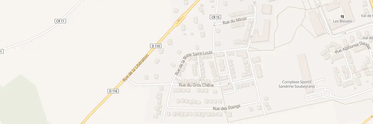 Plan du 18 Rue de la Butte Saint-louis à Bruyères-le-Châtel