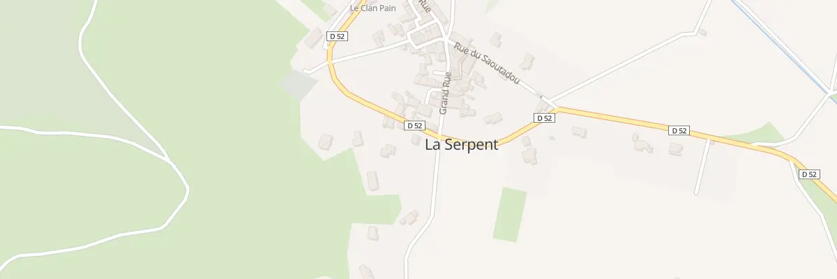 Plan du 3B Rte de la BLANQUETTE à La Serpent