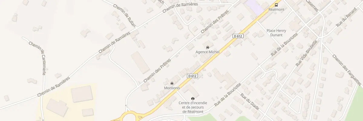 Plan du 62 Av Gen de Gaulle à Réalmont