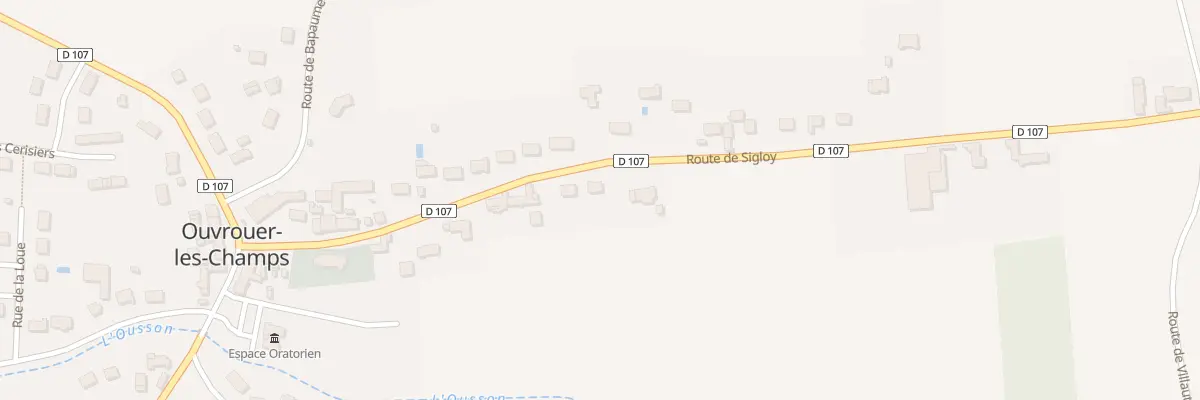 Plan du 28 Rte de Sigloy à Ouvrouer-les-Champs