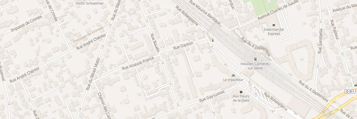 Plan du 19 Rue Danton à Houilles