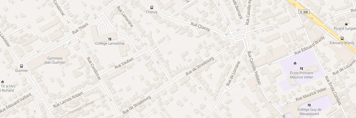 Plan du 25 Rue de Strasbourg à Houilles