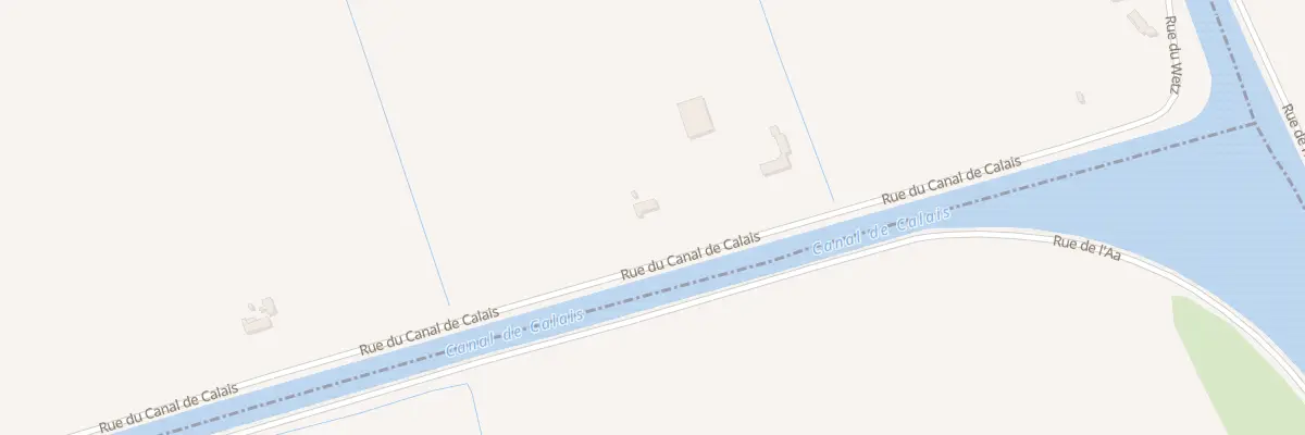 Plan du 328 Rue du Canal de Calais à Sainte-Marie-Kerque