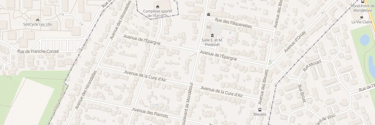 Plan du 56 Bd de Mondétour à Orsay