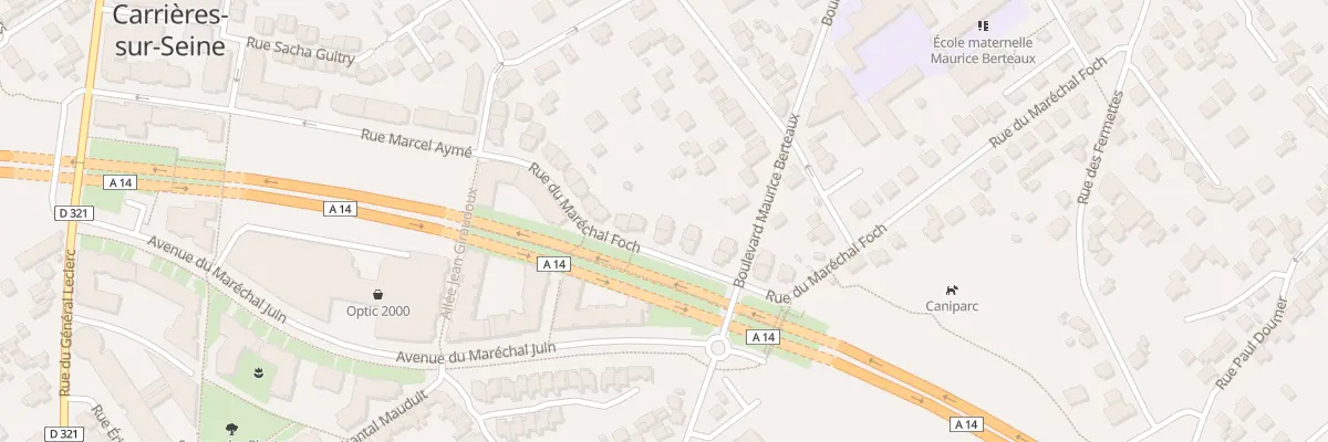 Plan du 28 Rue du Mal Foch à Carrières-sur-Seine