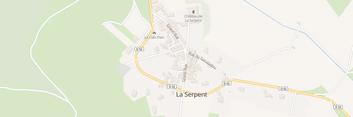 Plan du 22 Le Village à La Serpent
