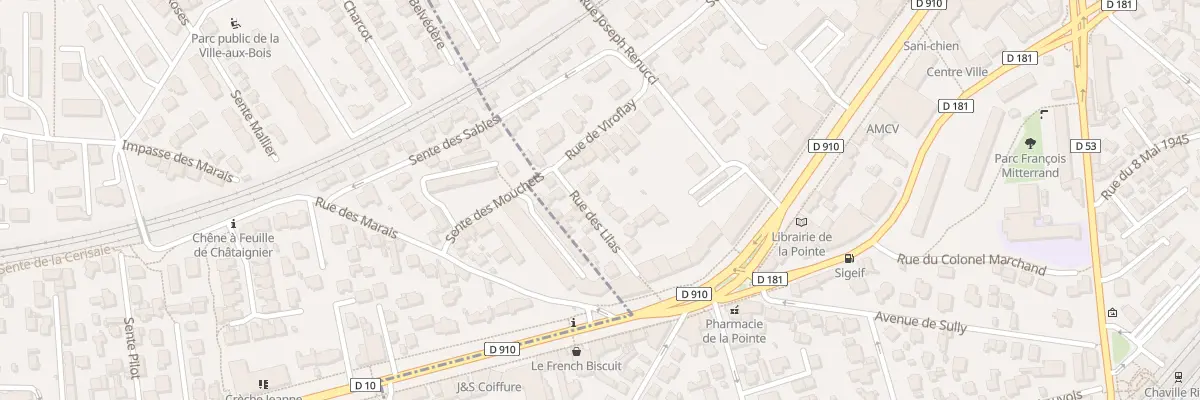Plan du 8B Rue des Lilas à Chaville