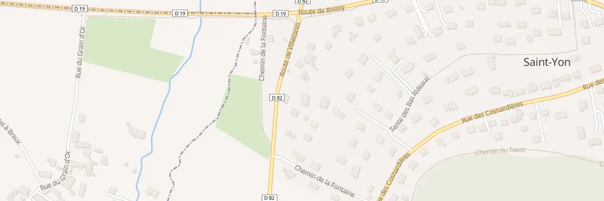 Plan du 28 Rte de Villeconin à Saint-Yon