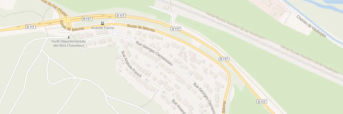 Plan du 19 Rue Georges Clemenceau à Jouy-en-Josas