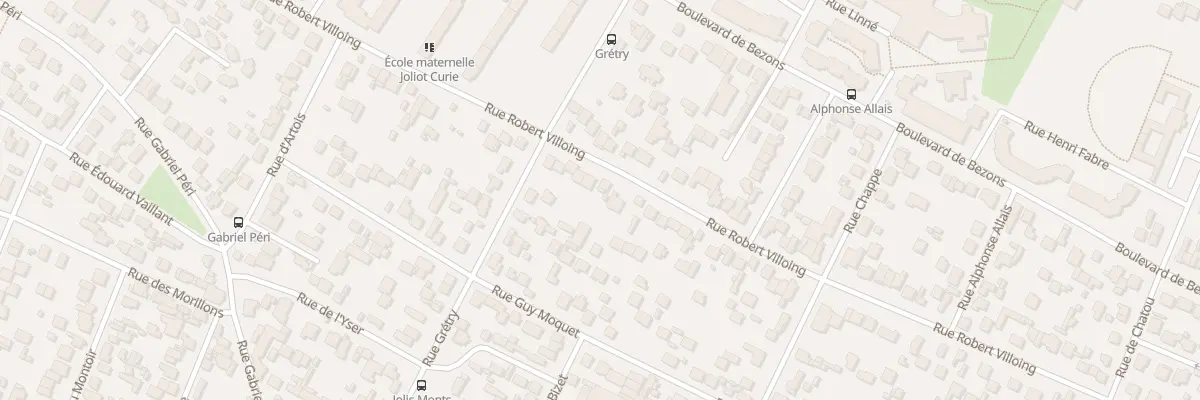 Plan du 104 Rue Robert Villoing à Sartrouville