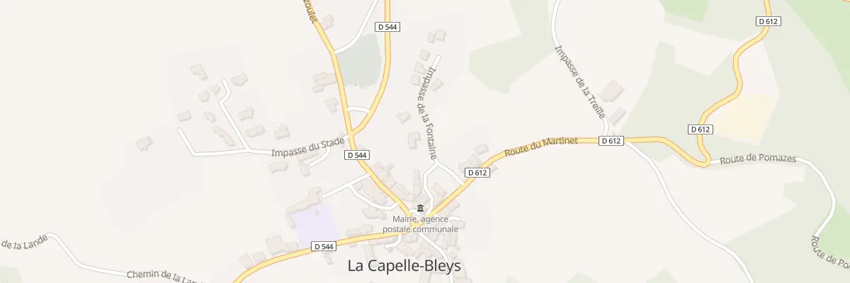 Plan du 5200 La Treille à La Capelle-Bleys