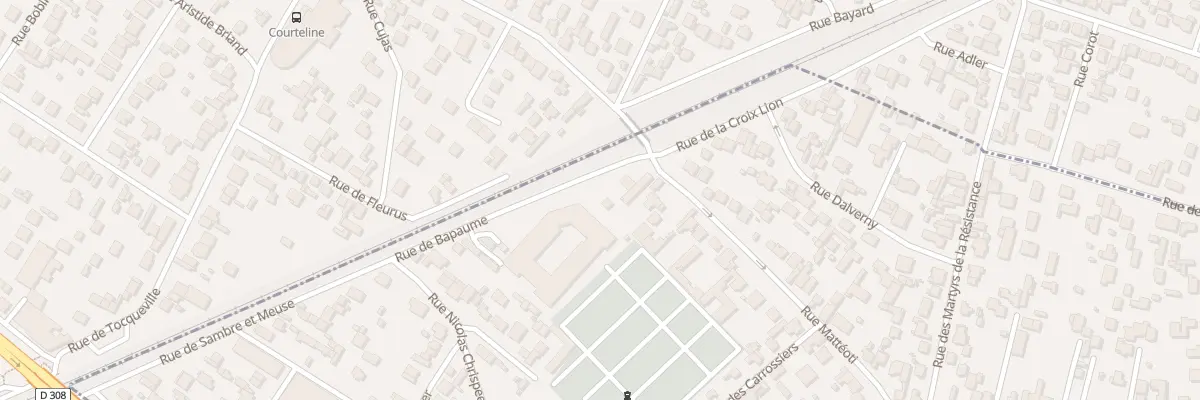 Plan du 15 Rue de Bapaume à Houilles
