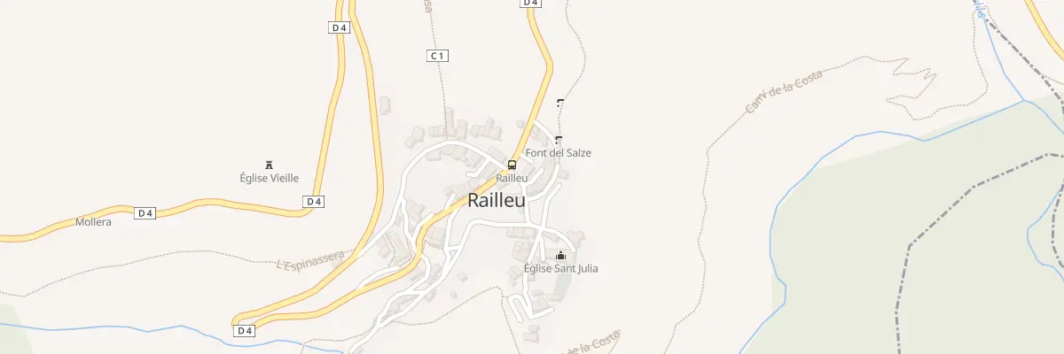 Plan du 3 Cae Llarg à Railleu