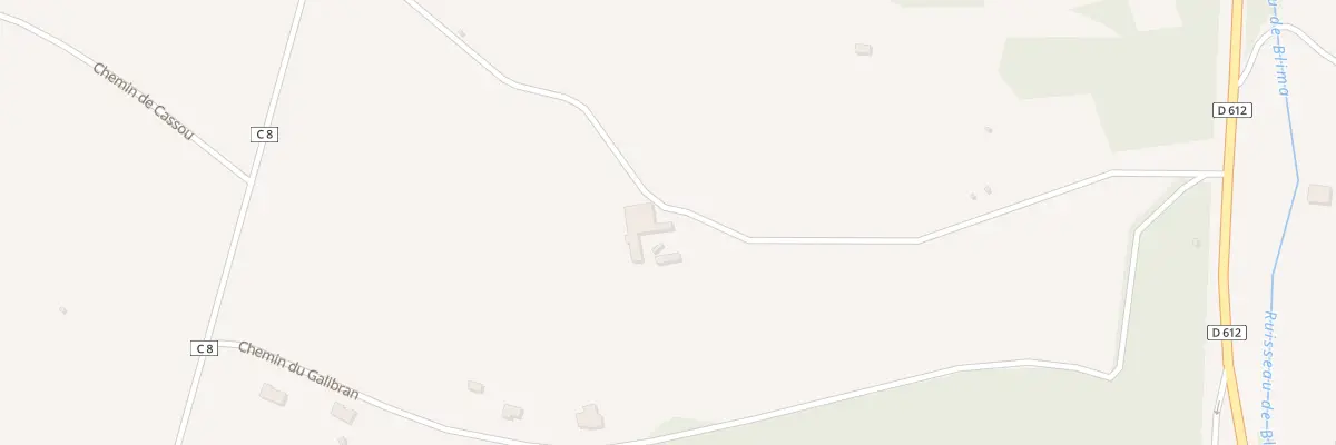 Plan du 233 Che du Gouty à Réalmont