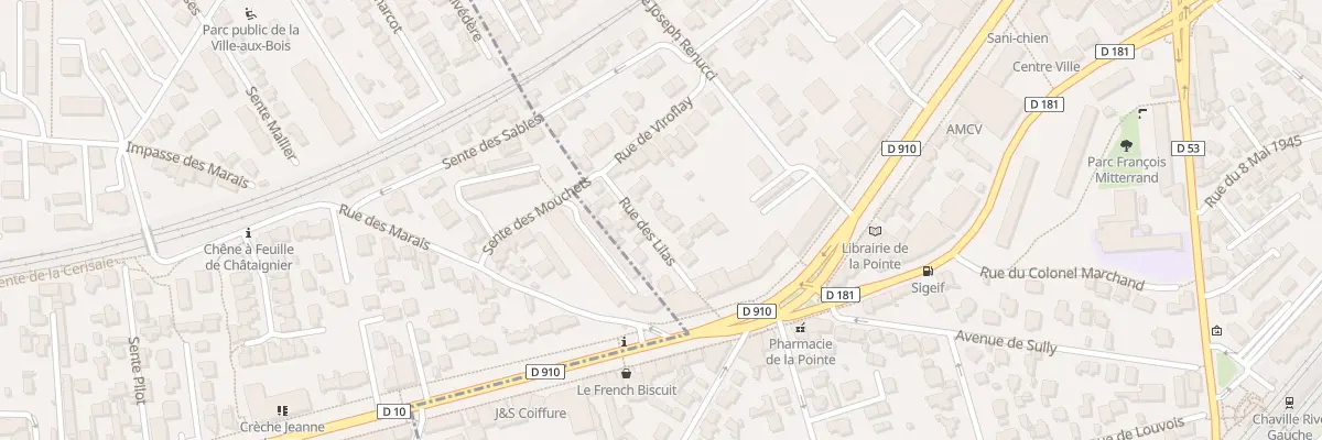 Plan du 8 Rue des Lilas à Chaville
